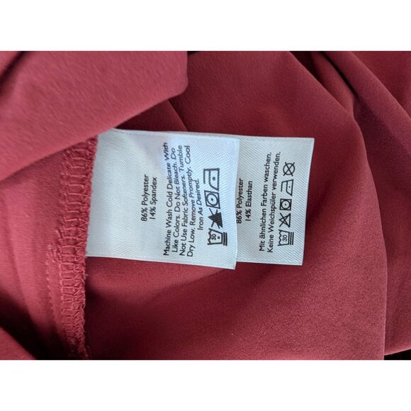 Eddie Bauer Womens V-Neck Short Sleeve Top Rose Pink Size S Lightweight - Picture 6 of 6